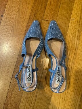 NWOT Lady Couture “Shana” Rhinestone Slingback Heels